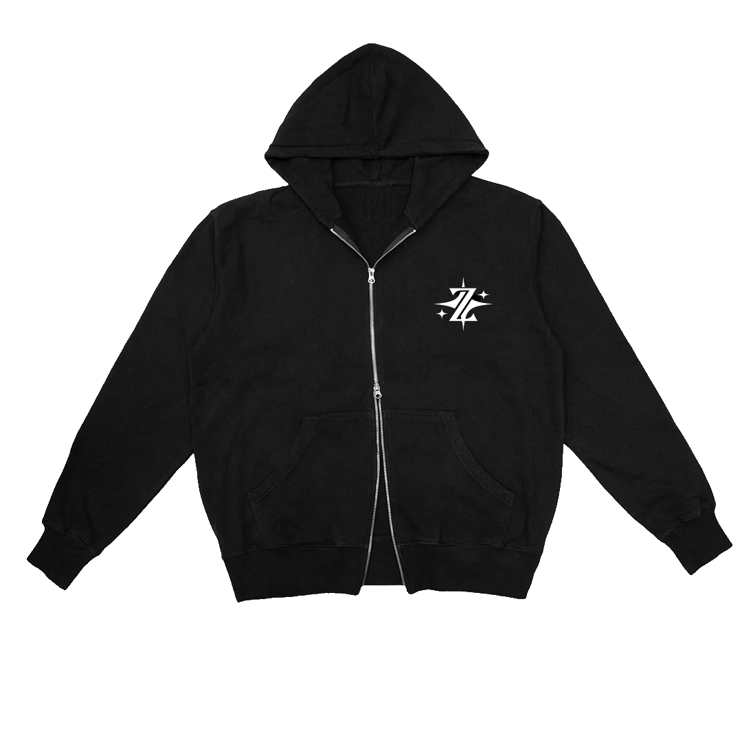 ZOF Only Star  Zip Hoodie