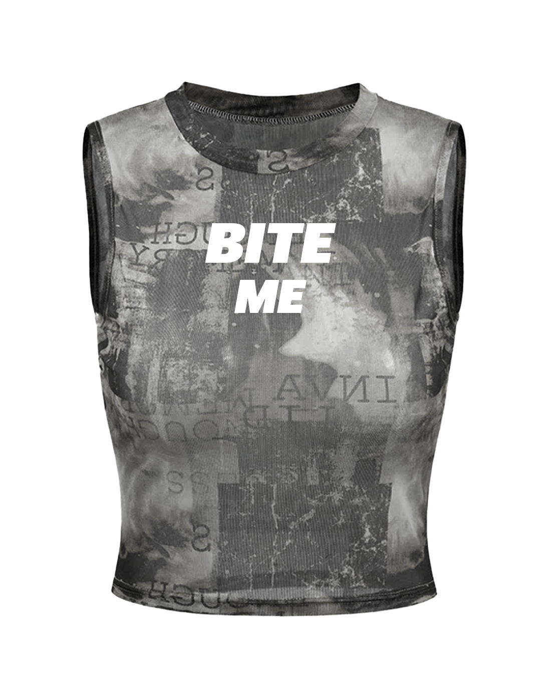 ZOF Bite Me Mesh Crop Top